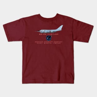 Convair XB-58 Hustler 55-0660 Kids T-Shirt